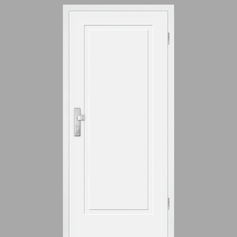 Cala 01 Wohnungstüren / Schallschutztüren mit Zarge CPL RAL 9003