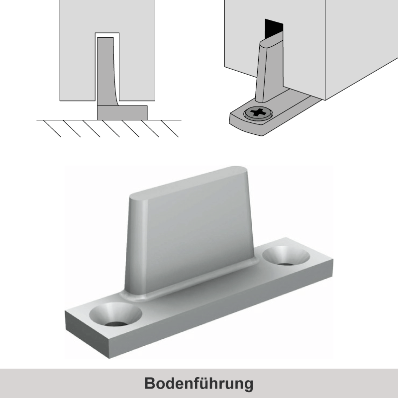 Mala 14 Schiebetür - Designtür -  RAL 9010 Weißlack